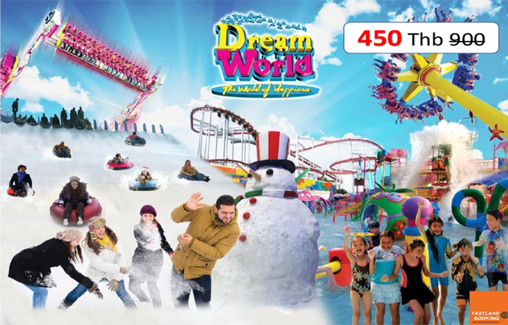 Bangkok Dream World Entry Ticket with Snow Town and 4D Adventure tours,  activities, fun things to do in Bangkok(Thailand)｜VELTRA